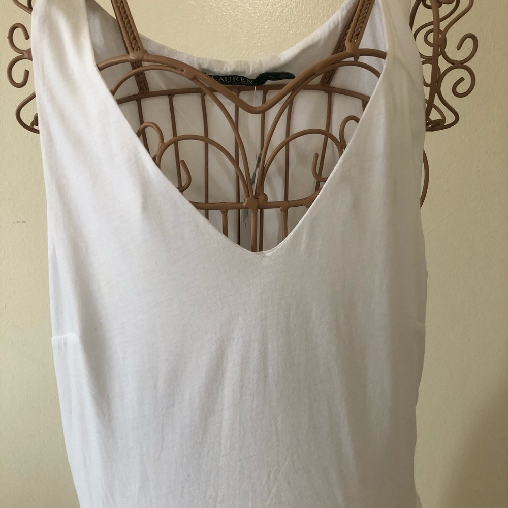 Ralph Lauren white cotton dress